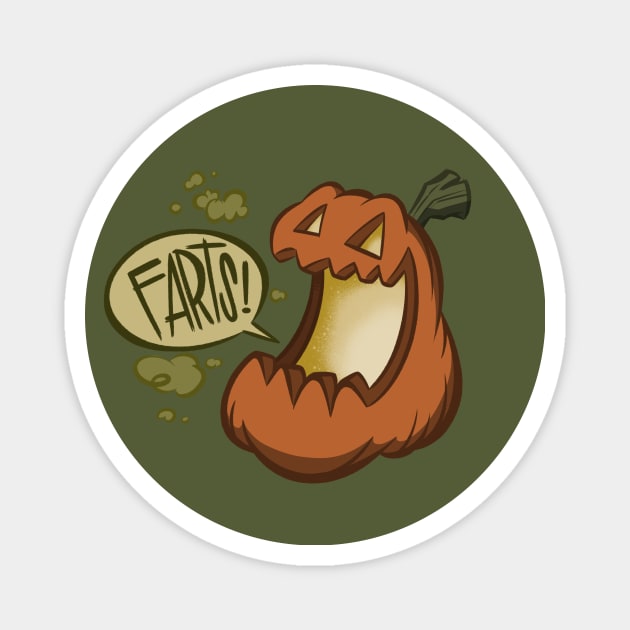 Fart Pumpkin! Magnet by westinchurch